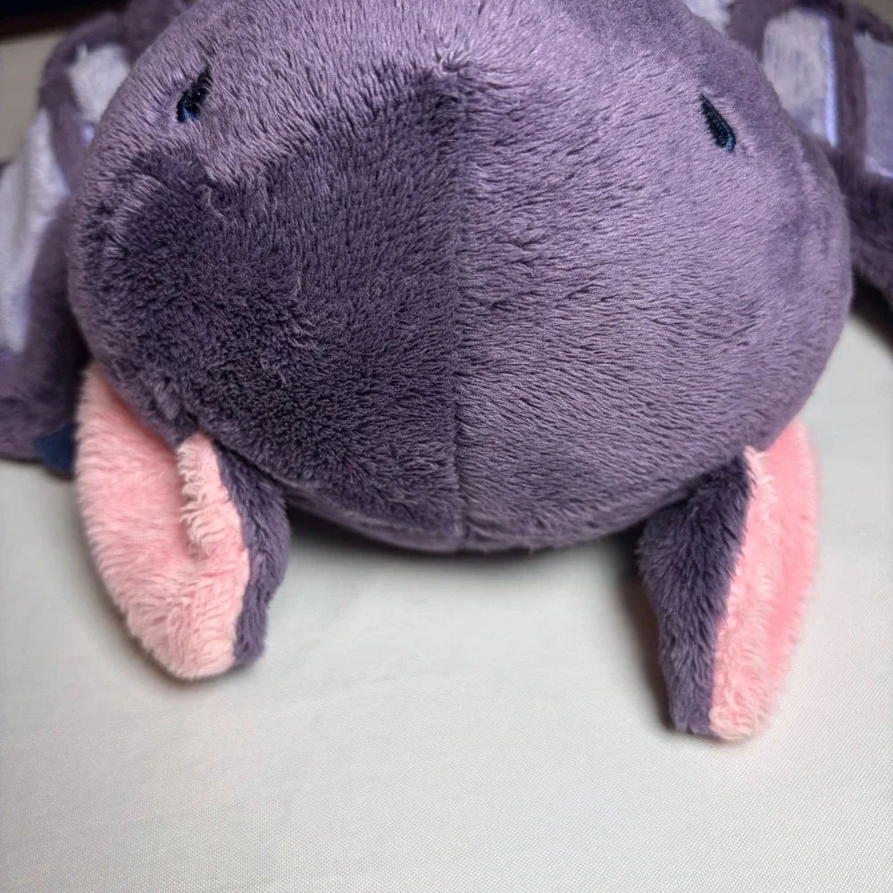 Fluffnest‎ PuffPals Vinnie the Sweetheart Bat Plush Purple Retired Discontinued